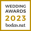 Insignia de Wedding Awards 2023 por bodas.net